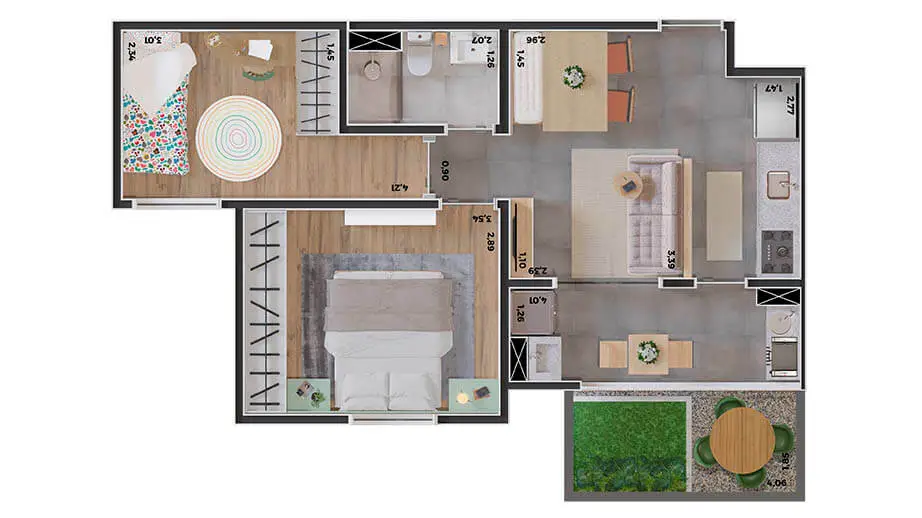 planta-meio-garden-Residencial-harmonia