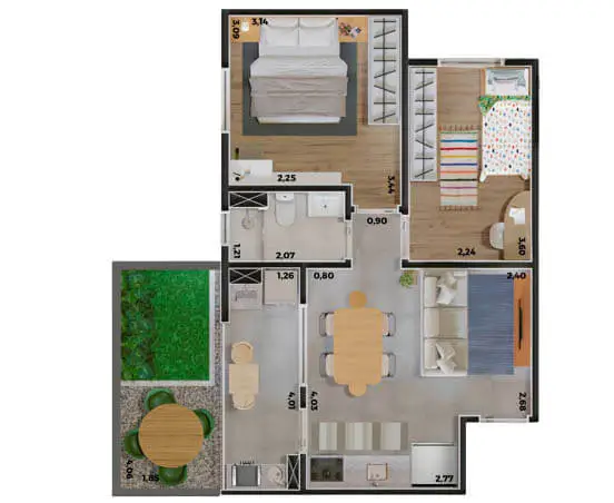 planta-ponta-garden-Residencial-harmonia